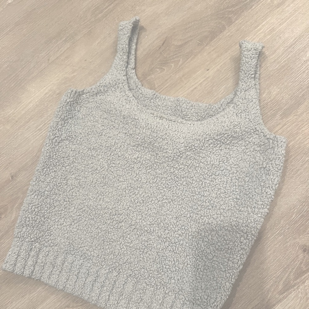 COZY KNIT TANK | AQUA
